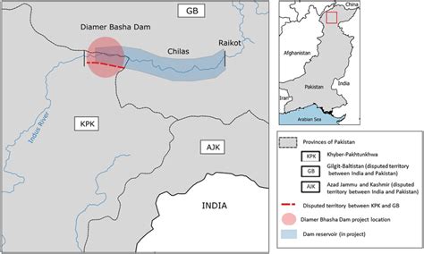 Location of Diamer Bhasha dam Project | Download Scientific Diagram