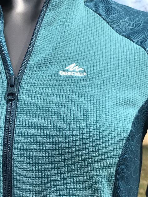Decathlon Quechua Womens M Jacket Green Hiking Full Z… - Gem