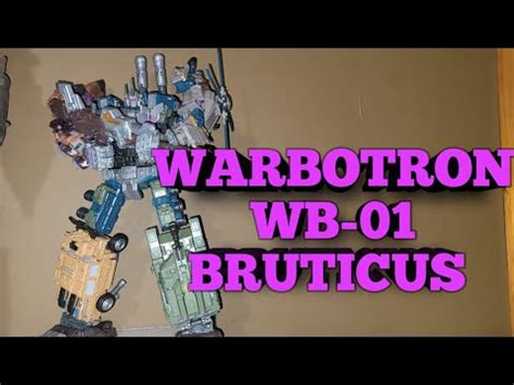 Warbotron WB 01 Bruticus Review YouTube