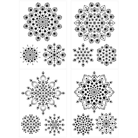 Design Schablonen Easy Dotting Din A Verschiedene Designs