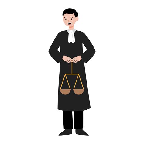 Judge Cartoon Character Illustration 22818783 Png