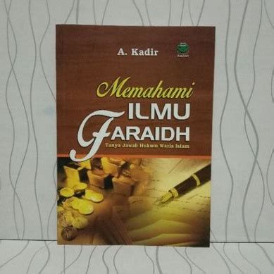 Jual BUKU MEMAHAMI ILMU FARAIDH TANYA JAWAB HUKUM WARIS ISLAM Shopee