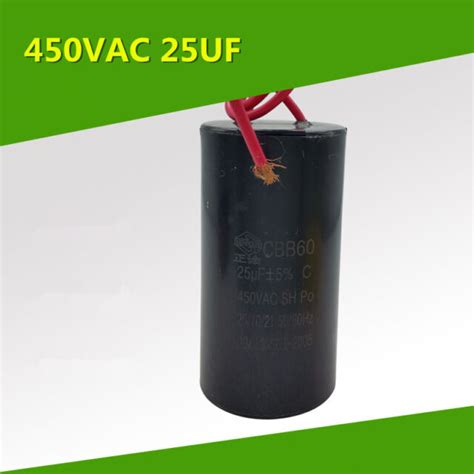 Cbb Mfd Uf Vac Hz V Motor Start Capacitor Hvac For