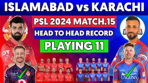 Islamabad United Vs Karachi Kings Playing Psl Islamabad