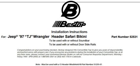 How To Install A Bestop Safari Bikini Top On Your Jeep Wrangler TJ ExtremeTerrain
