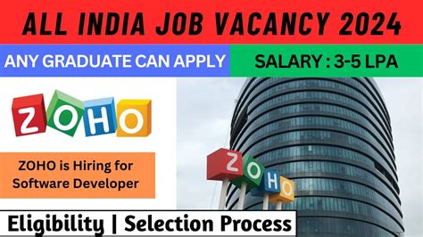 ZOHO Is Hiring For Software Developer 2024 Fresher And Experience