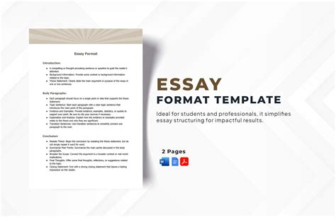 Essay Templates in Google Docs - FREE Download | Template.net