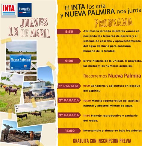 El INTA los cría y NUEVA PALMIRA nos junta Agroeventos