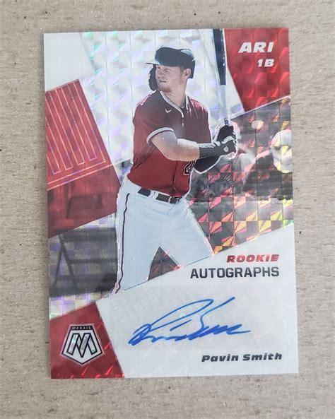 Panini Mosaic Prizm Pavin Smith Autograph Rc Arizona Diamondbacks