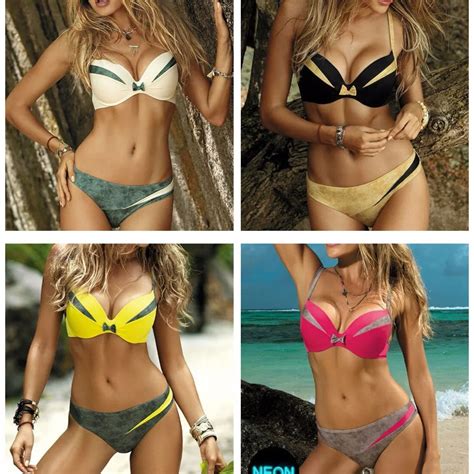 New European And American Triangle Sexy Bikini Women S Steel Holding