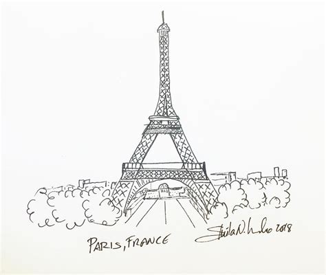 Paris, France Drawing by Sheila Lundie - Pixels