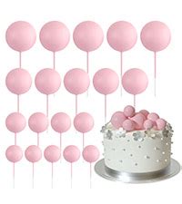 Amazon ASTARON Ball Cake Topper 32 Pcs Foam Wire Decorations