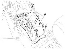 Hyundai Elantra Removal Shift Lever Repair Procedures Automatic