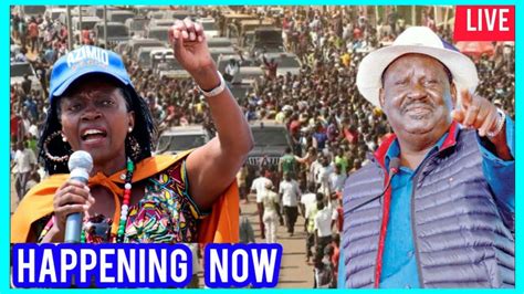 Sema Ria Raila Uhuru Ruto Storms Nairobi As Demonstrations Starts