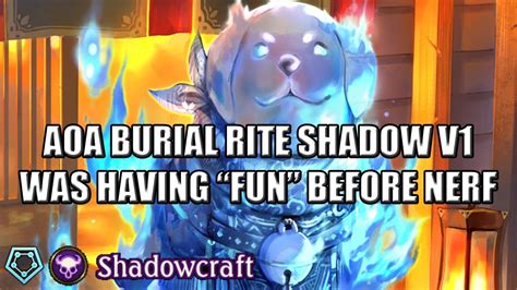 Shadowverse RotationShadowcraft AOA Burial Rite Shadow V1 2 Master