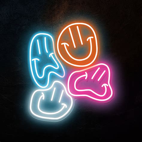 Smile Neon Sign Neon Sign Light Neon Sign Bedroom Party - Etsy