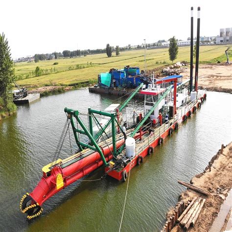 China Kehan Csd Inch Cutter Suction Dredger With Spud Carriage