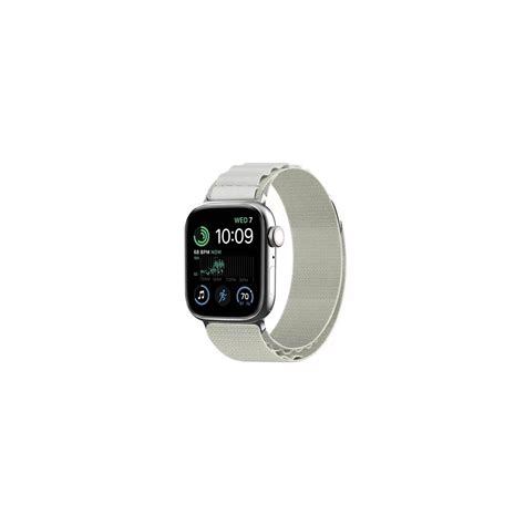 Artic Elastiskt Nylon Armband Apple Watch Se Mm Starlight