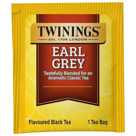 Twinings Earl Grey Black Tea 100 Individually Wrapped Tea Bags