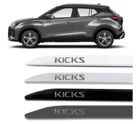 Friso Lateral Nissan Kicks Preto Premium Cromado