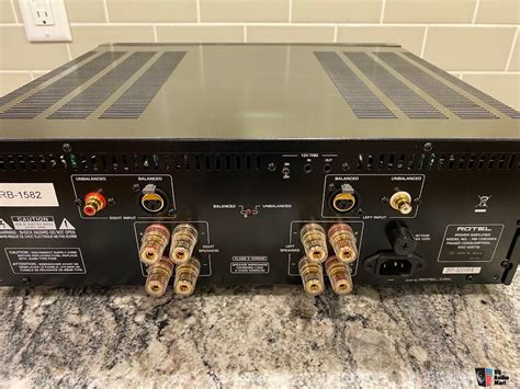 Rotel RB 1582 MK II stereo amplifier in black Photo #2635427 - US Audio ...