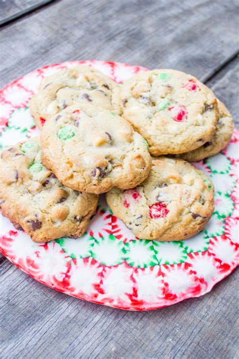 Loaded Festive Chocolate Chip Christmas Cookies Daily Dish Recipes