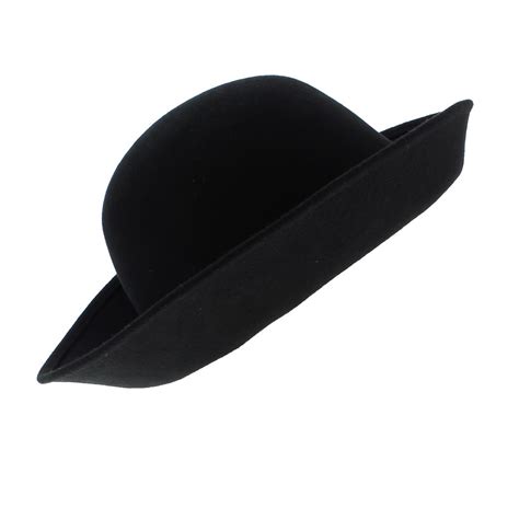 Chapeau Cloche Multi Formes Feutre Laine Noir Scala Reference