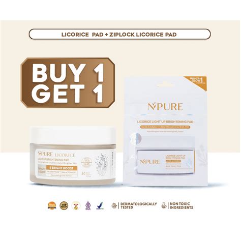 Jual N PURE NPURE Licorice Bring The Light Cleanser Milky Spotlight