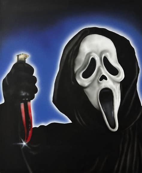 Scream painting I made : r/Scream