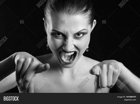 Angry Beautiful Woman Image And Photo Free Trial Bigstock