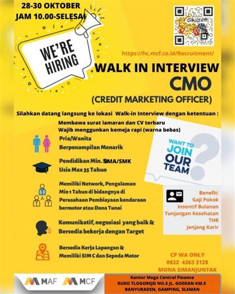 Lowongan Kerja Credit Marketing Officer Di Mega Central Mega Auto