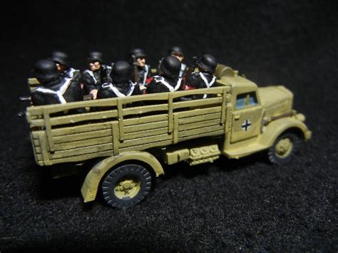 Custom Painted Bolt Action Mm German Opel Blitz Truck Etsy