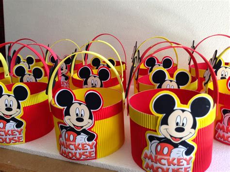 Botes Dulceros De Mickey Mouse