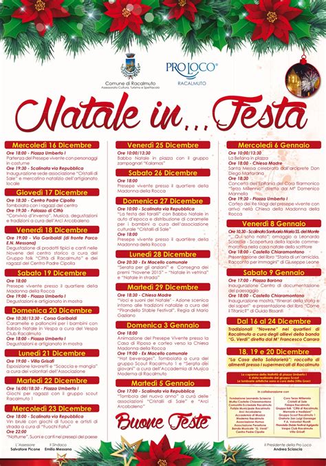 REGALPETRA LIBERA Blog Racalmuto Racalmuto NATALE IN FESTA