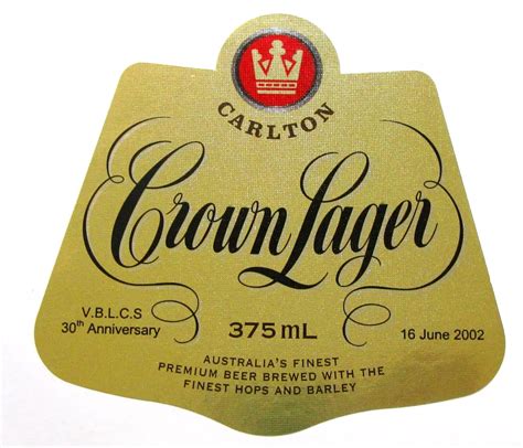 Carlton Crown Lager Btl 6x375ml