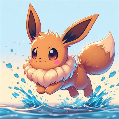 Eevee Jump By Princessshay09 On Deviantart