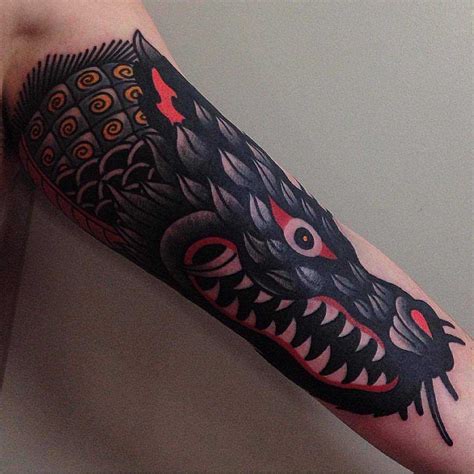 Japanese style wolf by Koji Ichimaru - Tattoogrid.net