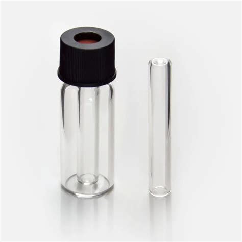 Different Bottom Shape Clear 1 5ml 150ul 250ul 2ml Vials Plastic With Micro Glass Vial Insert