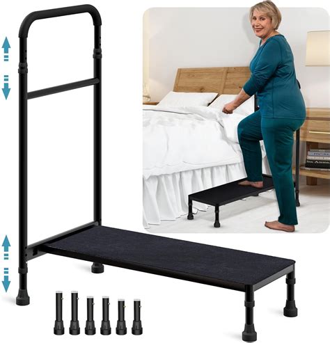 Amazon Gyykzz Bed Step Stool With Handle For Elderly Bedside Step