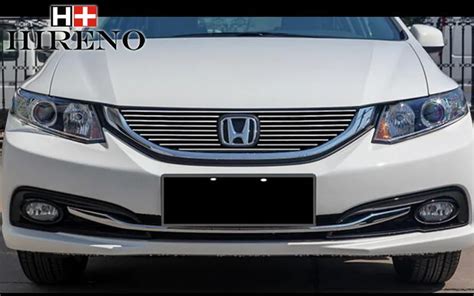 Stainless Steel Car Racing Grills For Honda Civic 2014 15 Front Grill