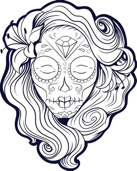 Skull Coloring Pages | Free download on ClipArtMag