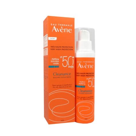 Avène Cleanance solaire SPF 50 50 ml c est sur Purepara