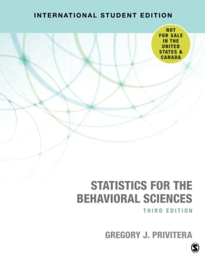 Best Essentials Of Statistics For The Behavioral Sciences 5Th Edition