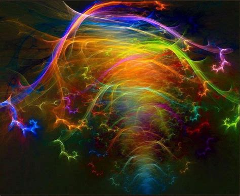 Rainbow Tornado Fractal Art Pinterest