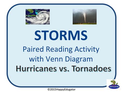 Hurricanes And Tornadoes Venn Diagram