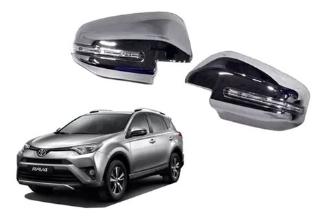 Cubre Espejos Cromados Con Led Toyota Rav4 2013 2018 Oferton Cuotas