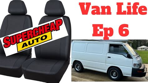 Van Life Ep 6 Supercheap Sca Jacquard Seat Covers Getting Comfortable In Van Life Youtube