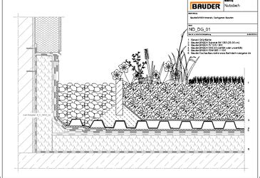 Bauder Technische Details Baudergreen Intensiv