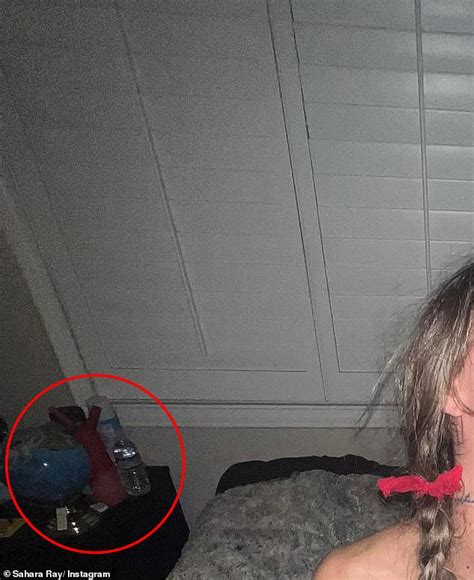 Troubled Aussie Model Sahara Ray Puts On A Very Busty Display In A Skimpy Bikini As She Goes