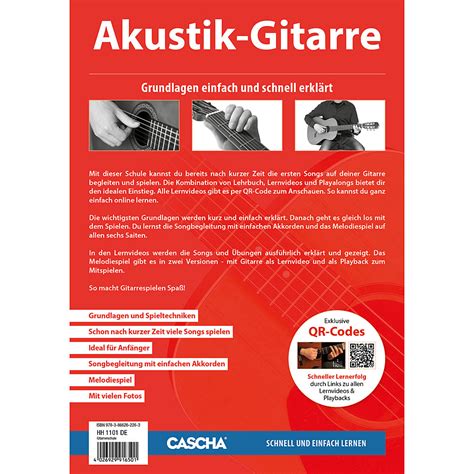 Cascha Akustik Gitarre Schnell Und Einfach Lernen Instructional Book